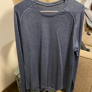 Blue lululemon shirt
